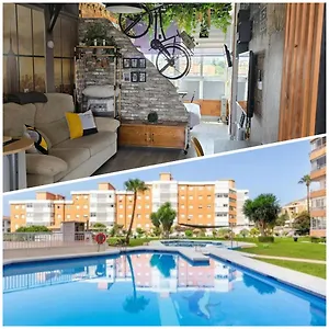 Apartment Saltillo Alto Gray Studio. Vistas Al Mar Y Piscina, Torremolinos